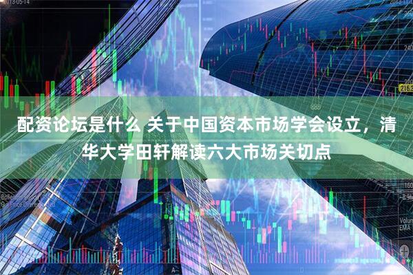 配资论坛是什么 关于中国资本市场学会设立，清华大学田轩解读六大市场关切点